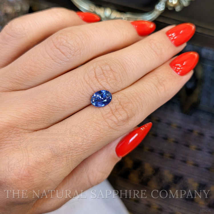 1.60 Ct. Blue Sapphire from Ceylon (Sri Lanka)