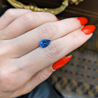 1.75 Ct. Blue Sapphire from Ceylon (Sri Lanka) Life Style