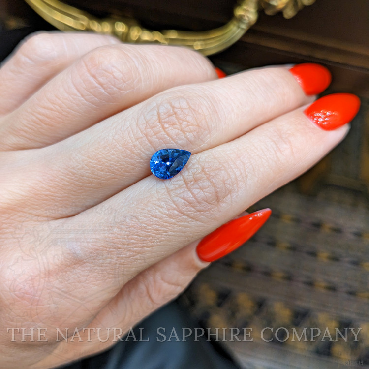 1.75 Ct. Blue Sapphire from Ceylon (Sri Lanka)