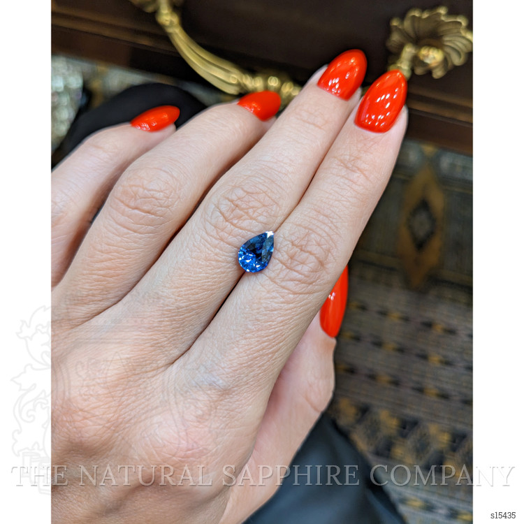 1.75 Ct. Blue Sapphire from Ceylon (Sri Lanka)