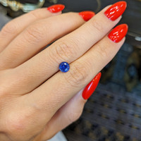 0.98 Ct. Blue Sapphire from Ceylon (Sri Lanka) Life Style