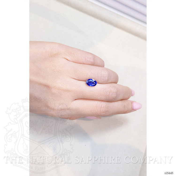 3.05 Ct. Blue Sapphire from Ceylon (Sri Lanka)