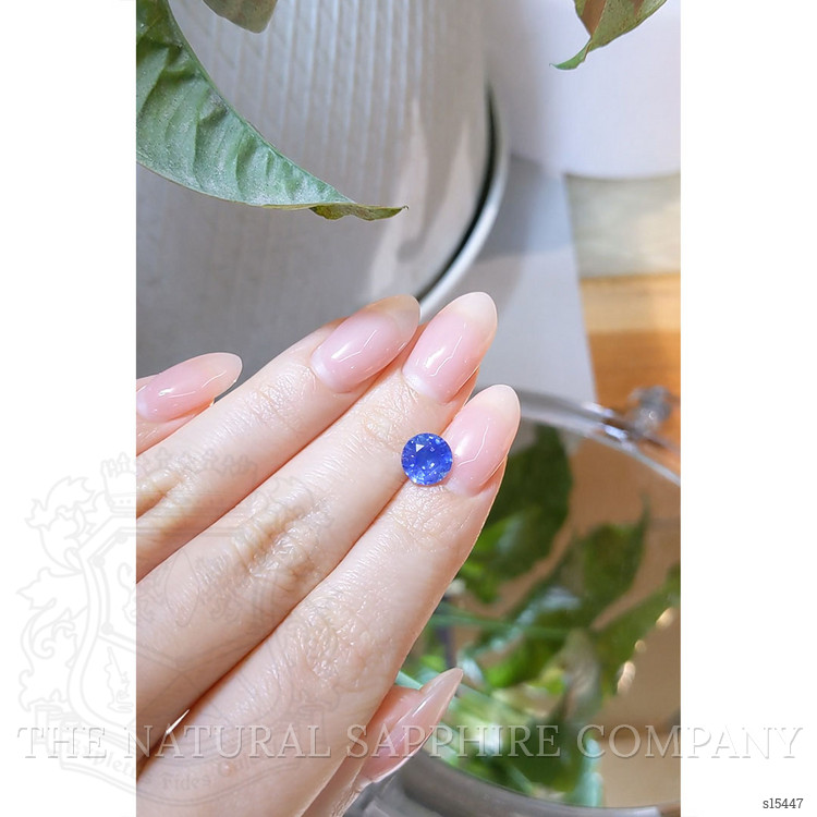 2.12 Ct. Blue Sapphire from Ceylon (Sri Lanka)