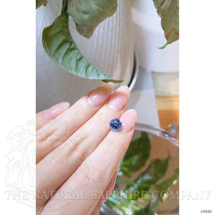 2.77 Ct. Blue Sapphire from Ceylon (Sri Lanka)