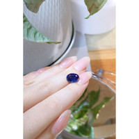 6.03 Ct. Blue Sapphire from Madagascar Life Style