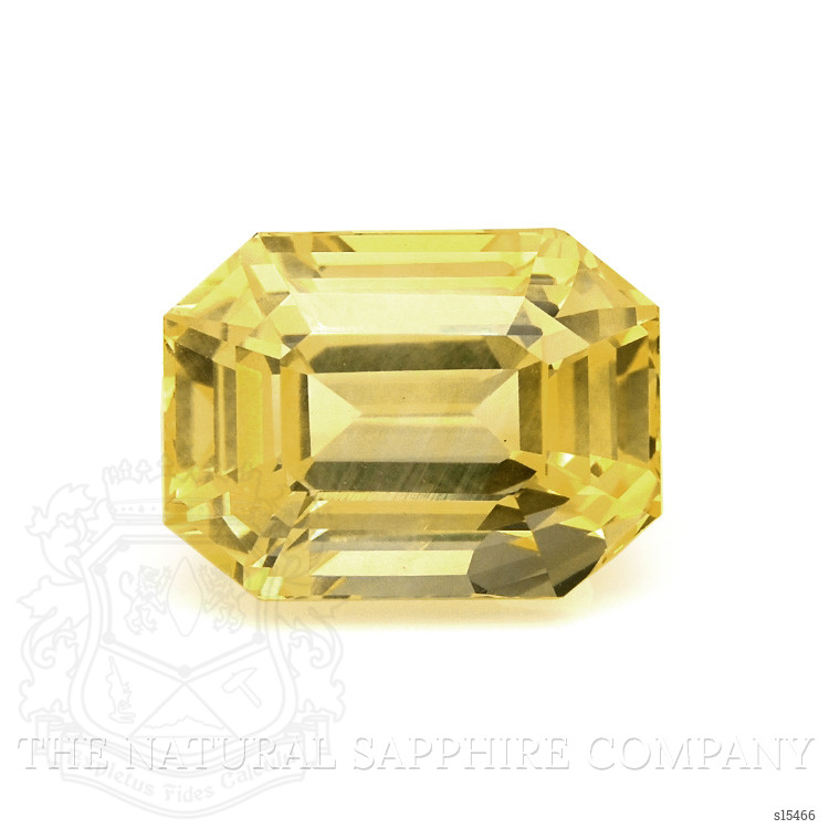 12.08 Ct. Yellow Sapphire from Ceylon (Sri Lanka)
