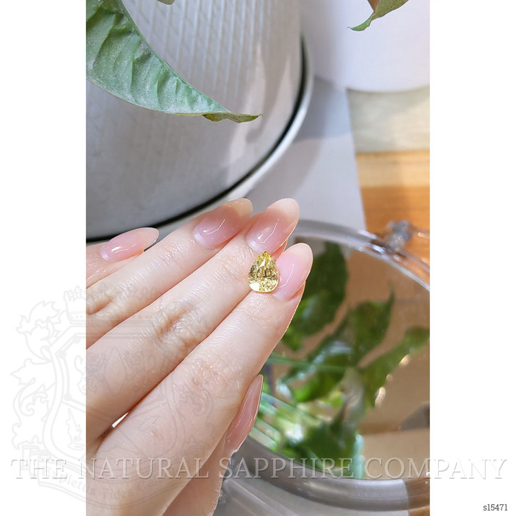 4.19 Ct. Yellow Sapphire from Ceylon (Sri Lanka)