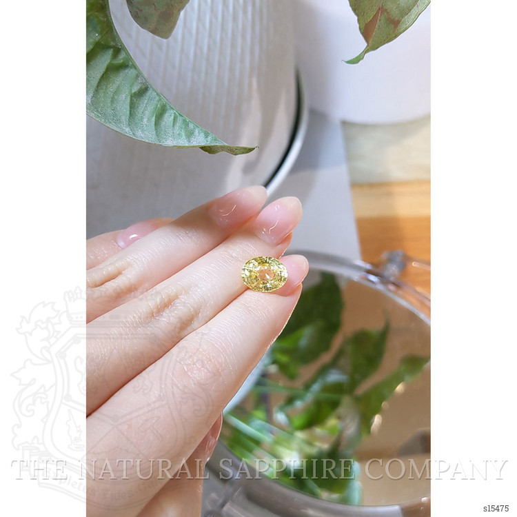 6.04 Ct. Yellow Sapphire from Ceylon (Sri Lanka)