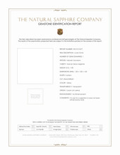 7.08 Ct. Yellow Sapphire from Ceylon (Sri Lanka) Scan Report