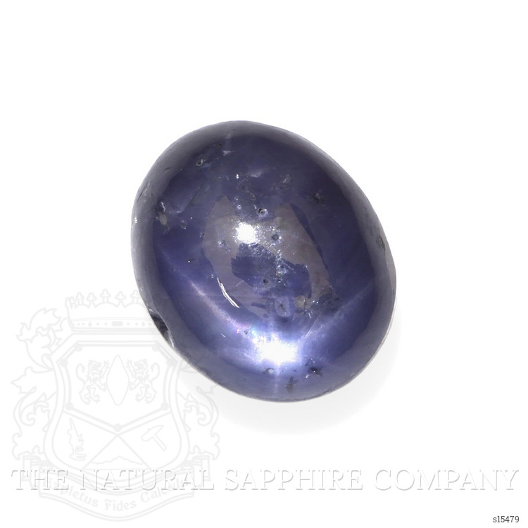 11.71 Ct. Purplish Blue Star Sapphire from Ceylon (Sri Lanka)