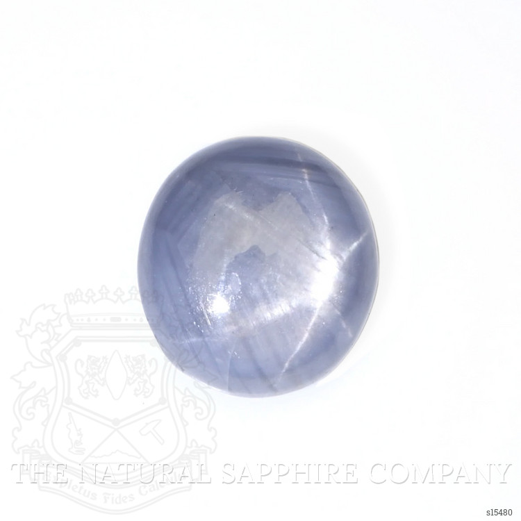 4.13 Ct. Greyish Blue Star Sapphire from Ceylon (Sri Lanka)