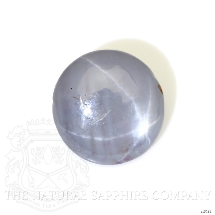 4.97 Ct. Bluish Grey Star Sapphire from Ceylon (Sri Lanka)