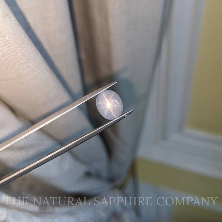 4.47 Ct. Bluish Grey Star Sapphire from Ceylon (Sri Lanka)