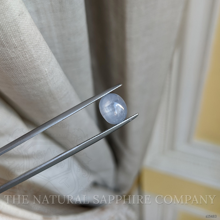 4.47 Ct. Bluish Grey Star Sapphire from Ceylon (Sri Lanka)