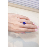5.06 Ct. Blue Sapphire from Ceylon (Sri Lanka) Life Style