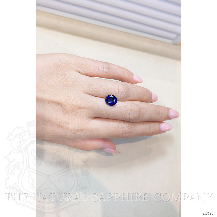 4.07 Ct. Blue Sapphire from Ceylon (Sri Lanka)