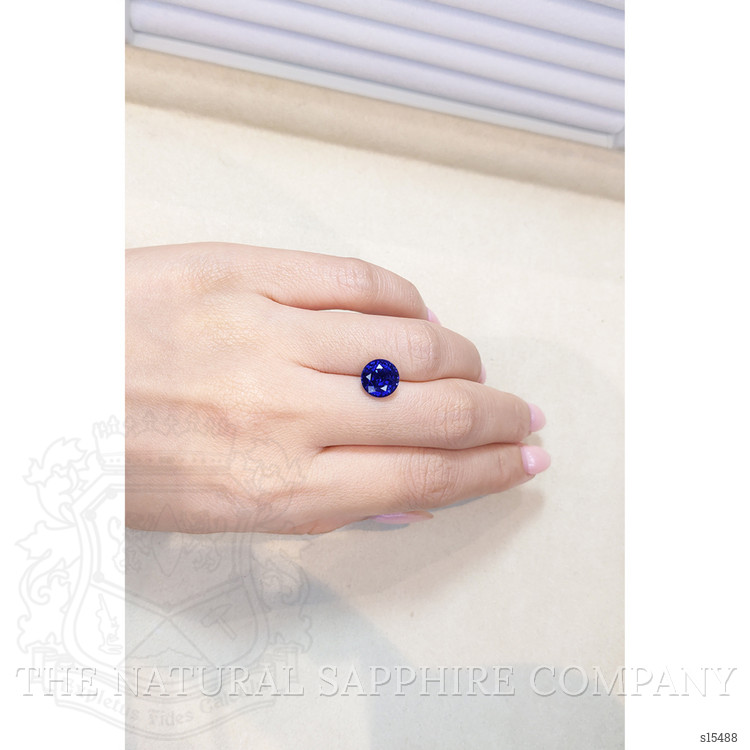 3.97 Ct. Blue Sapphire from Ceylon (Sri Lanka)