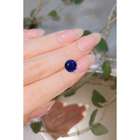 3.66 Ct. Blue Sapphire from Ceylon (Sri Lanka) Life Style