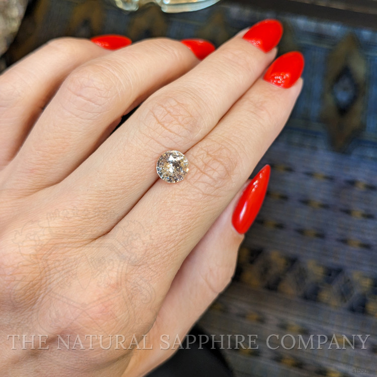 2.05 Ct. Peach Sapphire from Ceylon (Sri Lanka)