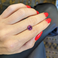 2.15 Ct. Purple Sapphire from Ceylon (Sri Lanka) Life Style