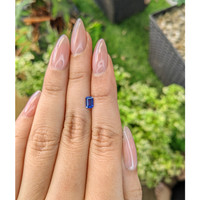 0.62 Ct. Blue Sapphire from Ceylon (Sri Lanka) Life Style