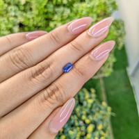 0.77 Ct. Blue Sapphire from Ceylon (Sri Lanka) Life Style