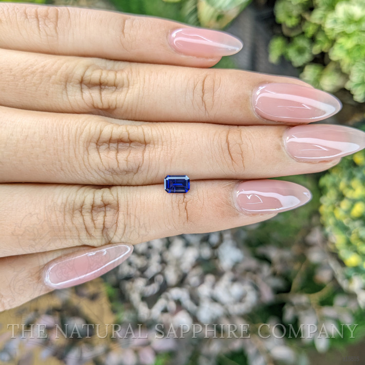 0.55 Ct. Blue Sapphire from Ceylon (Sri Lanka)
