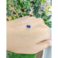 0.85 Ct. Blue Sapphire from Ceylon (Sri Lanka) Life Style
