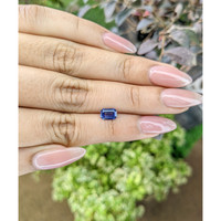 0.85 Ct. Blue Sapphire from Ceylon (Sri Lanka) Life Style