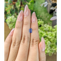 0.85 Ct. Blue Sapphire from Ceylon (Sri Lanka) Life Style