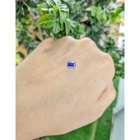 0.68 Ct. Blue Sapphire from Ceylon (Sri Lanka) Life Style