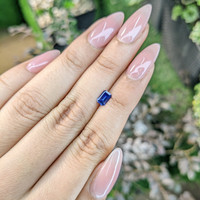 0.55 Ct. Blue Sapphire from Ceylon (Sri Lanka) Life Style