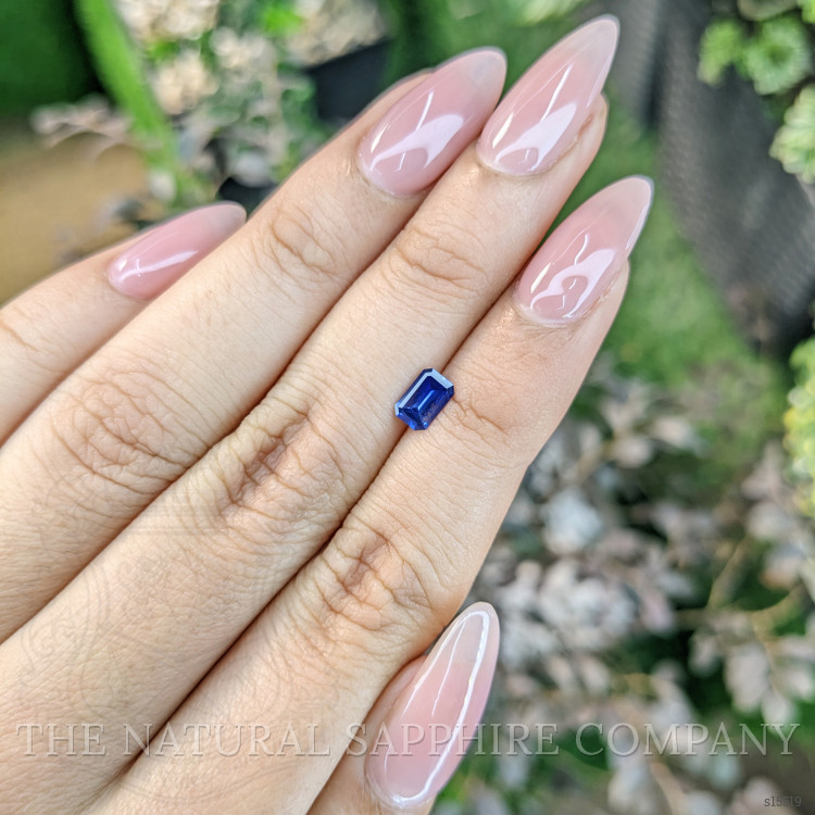 0.55 Ct. Blue Sapphire from Ceylon (Sri Lanka)