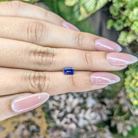 0.55 Ct. Blue Sapphire from Ceylon (Sri Lanka) Life Style