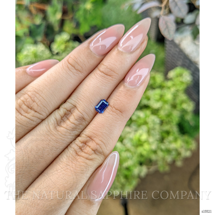 0.67 Ct. Blue Sapphire from Ceylon (Sri Lanka)