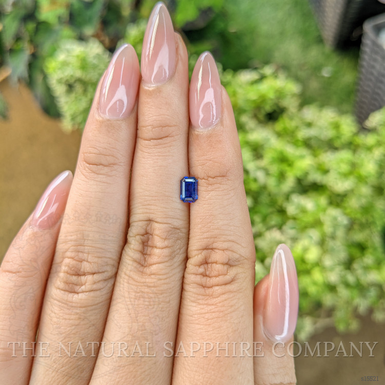0.67 Ct. Blue Sapphire from Ceylon (Sri Lanka)