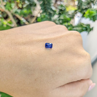 0.66 Ct. Blue Sapphire from Ceylon (Sri Lanka) Life Style