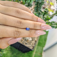 0.66 Ct. Blue Sapphire from Ceylon (Sri Lanka) Life Style