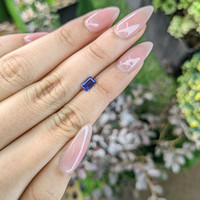 0.64 Ct. Blue Sapphire from Ceylon (Sri Lanka) Life Style