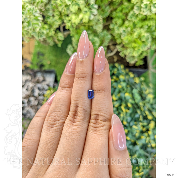 0.64 Ct. Blue Sapphire from Ceylon (Sri Lanka)