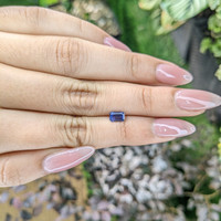 0.64 Ct. Blue Sapphire from Ceylon (Sri Lanka) Life Style