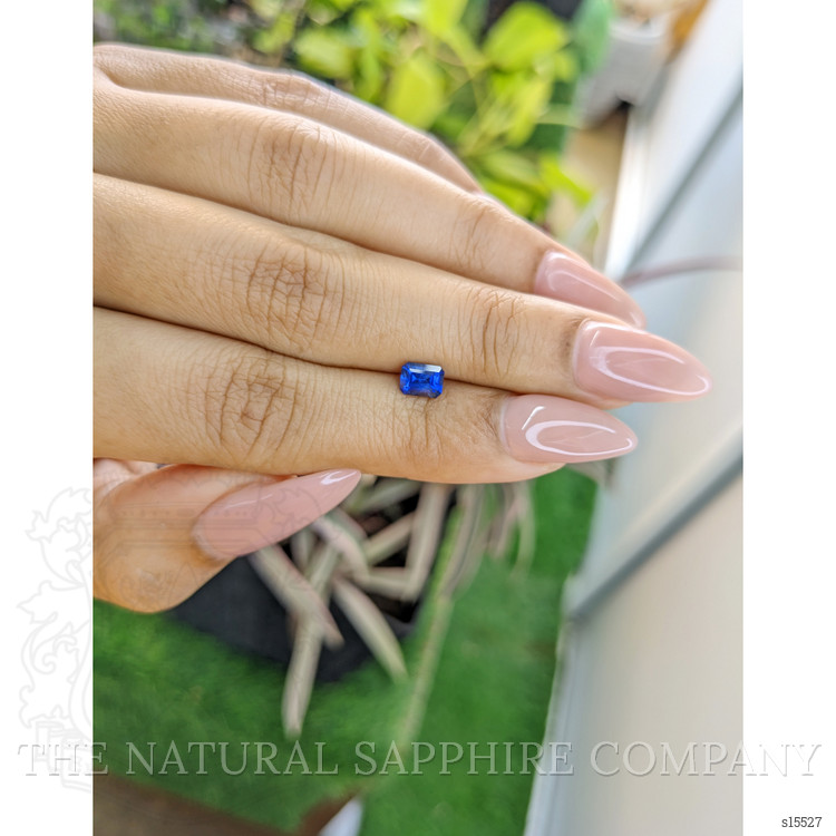 0.69 Ct. Blue Sapphire from Ceylon (Sri Lanka)
