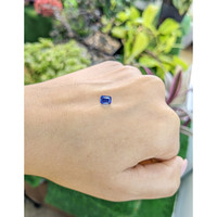 0.69 Ct. Blue Sapphire from Ceylon (Sri Lanka) Life Style