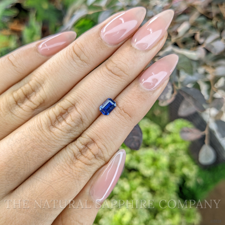 0.73 Ct. Blue Sapphire from Ceylon (Sri Lanka)