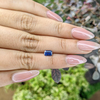 0.73 Ct. Blue Sapphire from Ceylon (Sri Lanka) Life Style