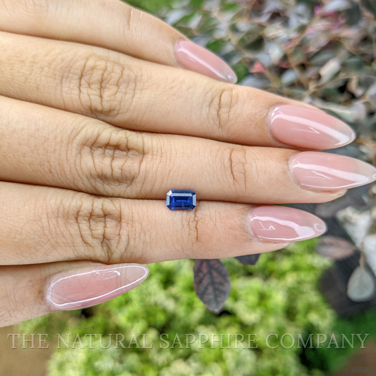 0.73 Ct. Blue Sapphire from Ceylon (Sri Lanka)