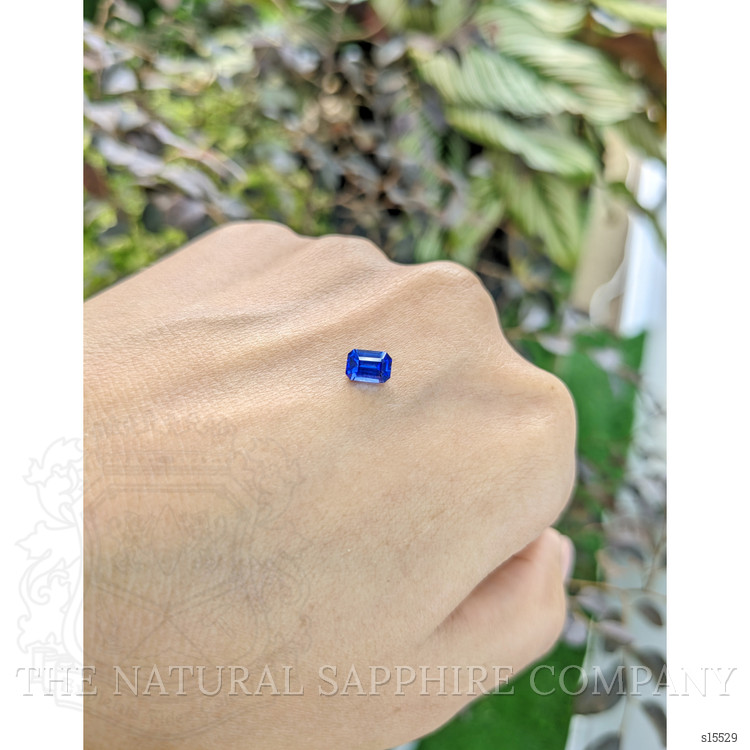 0.67 Ct. Blue Sapphire from Ceylon (Sri Lanka)