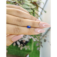 0.67 Ct. Blue Sapphire from Ceylon (Sri Lanka) Life Style