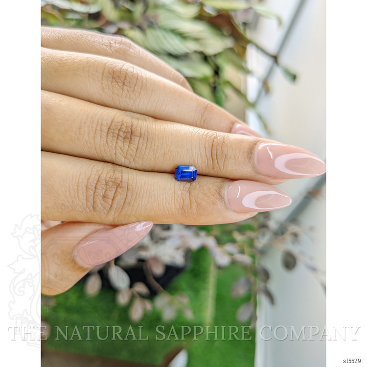 0.67 Ct. Blue Sapphire from Ceylon (Sri Lanka)