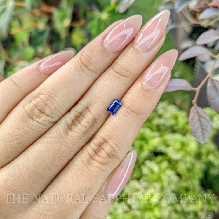 0.76 Ct. Blue Sapphire from Ceylon (Sri Lanka)